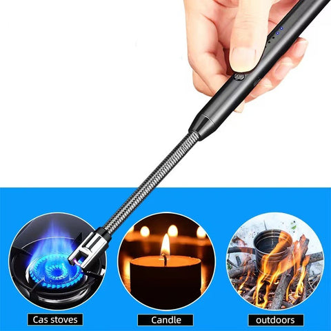 Plasma Electric Lighter – USB Rechargeable Flameless Windproof Arc Lighter