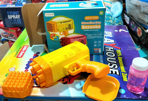 36 / 8 hole bazooka bubble Water gun | Bazooka Water Bubble Gun Toy for Kids, toddlers | Out door Fun Water Spray Gun